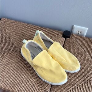 Yellow Kids Slip-On Shoes